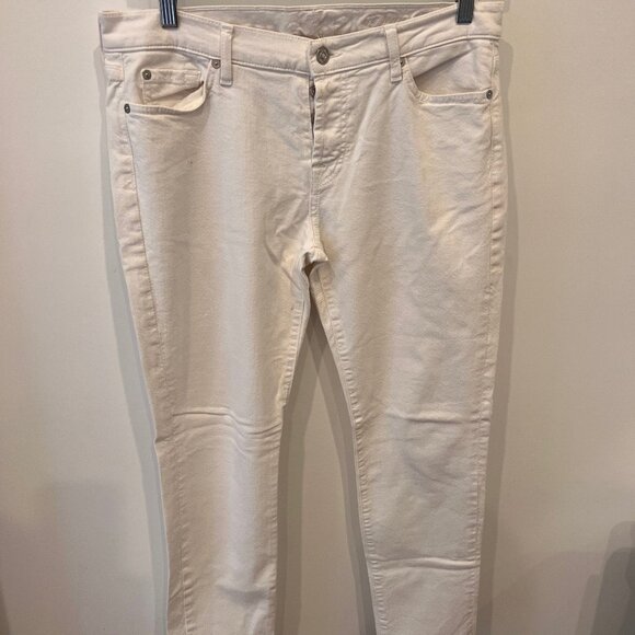 7 for all mankind White Jeans - Picture 1 of 3